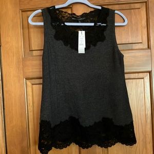 Brand new! Beautiful lace detail top!